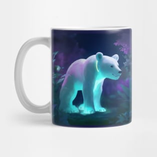 Beautiful Neon polar bear Mug